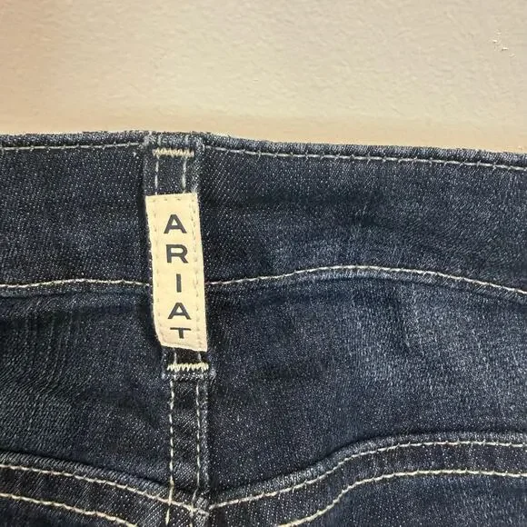 Ariat REAL Denim High Rise Flare Jeans Fringe Detail Women’s 33XL - Picture 10 of 11